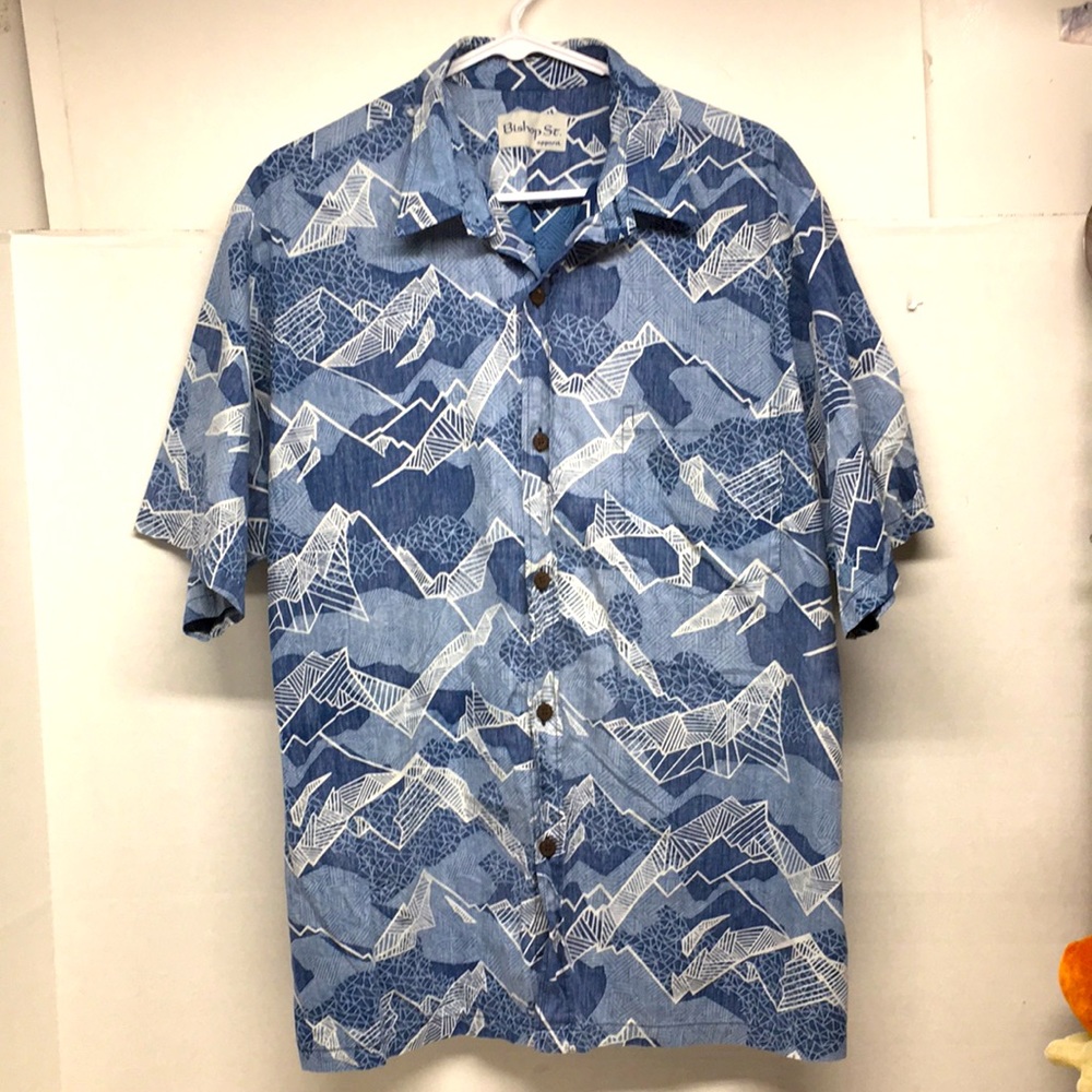 Bishop St. apparel ,Vintage single stitch casual men Aloha Shirt Wear s XLarge